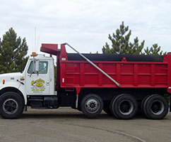 Tri-Axle International Dump Truck